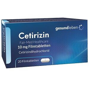 CETIRIZIN Fair-Med Healthcare 10 mg Filmtabl./Gehe